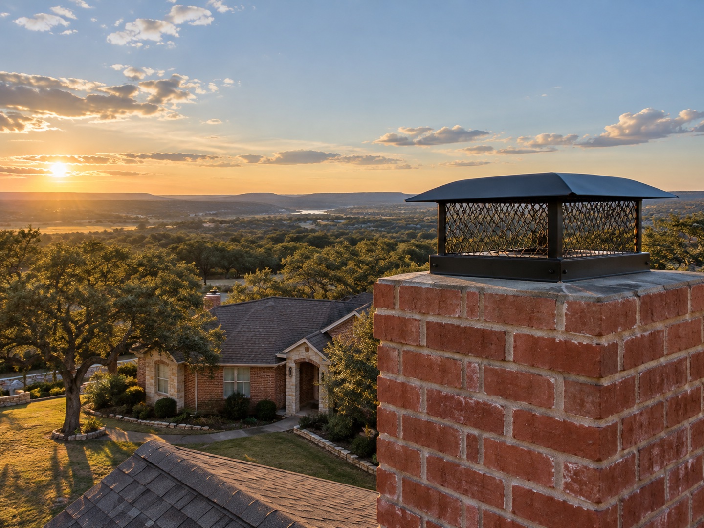 Chimney Cap Installation in Texas